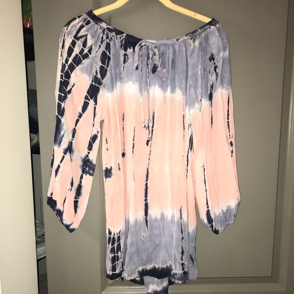 ONE SMALL LEFT! Tie-dye blouse - Picture 5 of 5